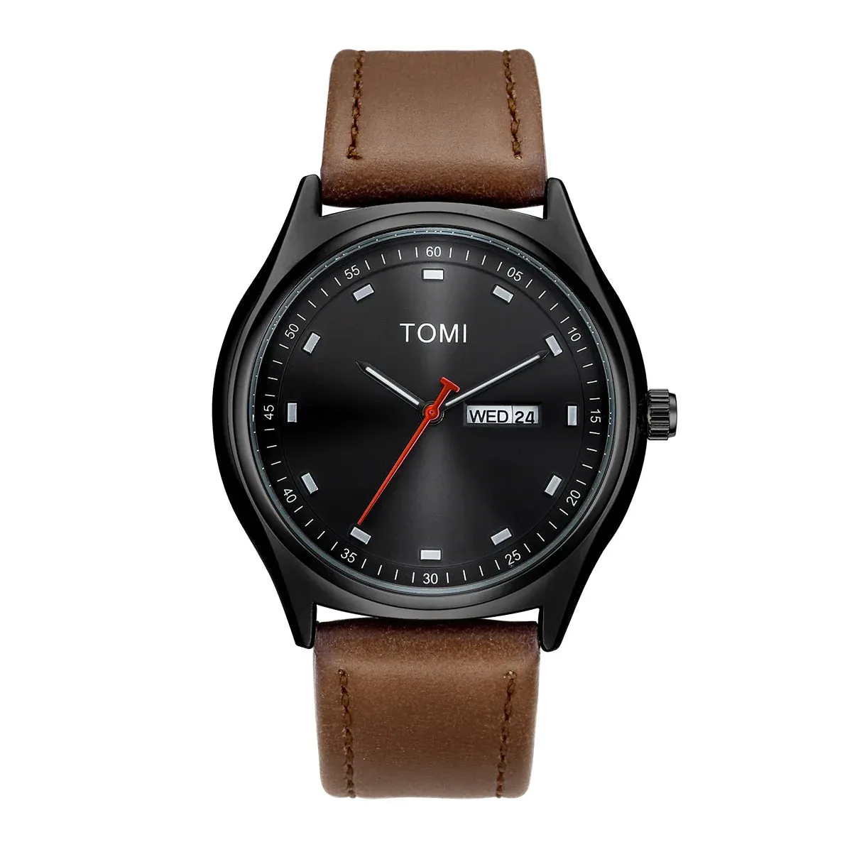 TOMI Genuine Leather Watch
