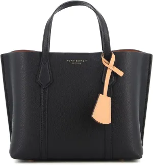 Tory Burch Perry Small Triple Compartment Leather Tote Bag