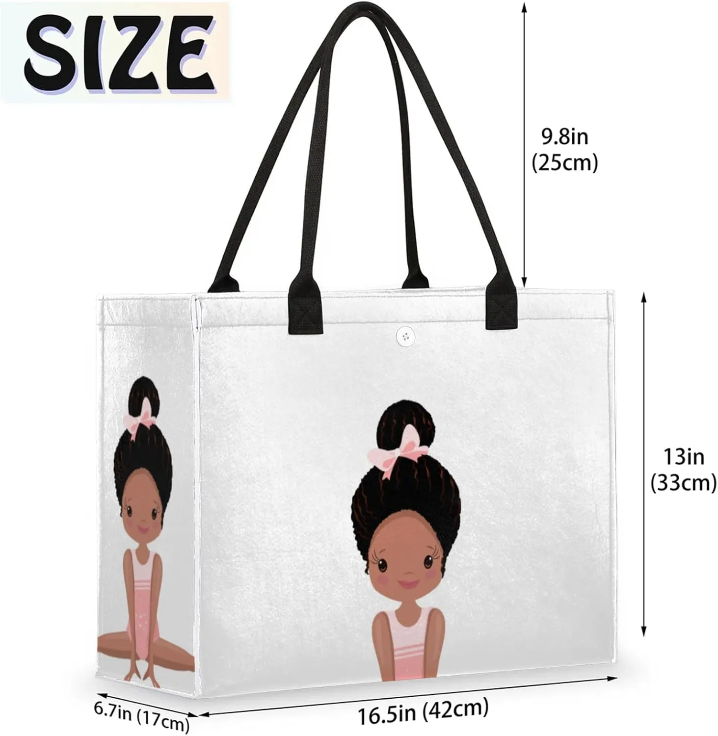 Tote Bag for Women Reusable Canvas Shoulder Bag