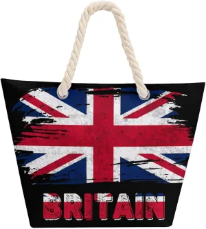 Tote Bag Large Handles Beach Bag with Zipper for Shopping Groceries Travel Outdoors Swim Pool Bag