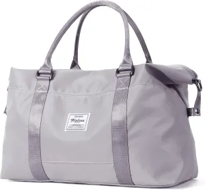 Travel Duffel Bag,Sports Tote Gym Bag,Shoulder Weekender Overnight Bag for Women