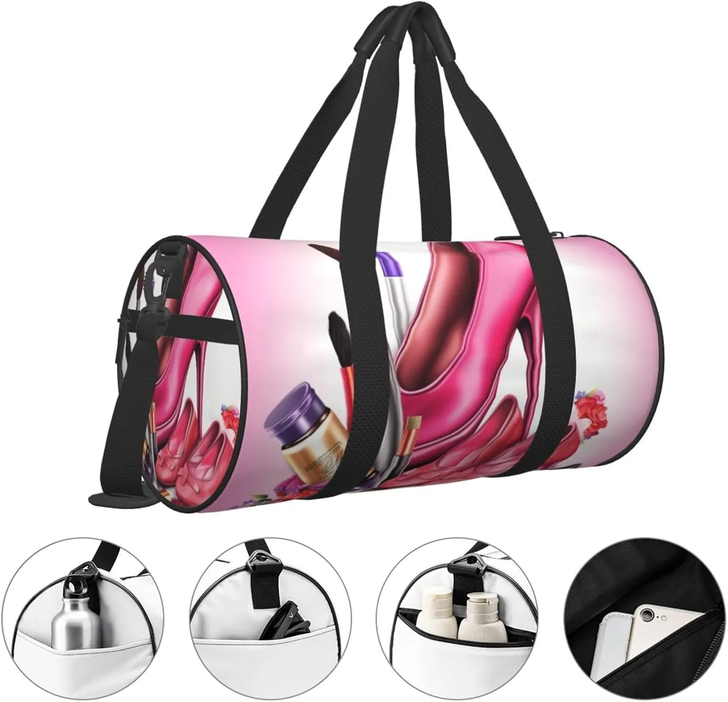 Travel Duffle Bag Weekender Bags For Men Women With Shoe Compartment Large Capacity Weekender Overnight Bag Shoes And Makeup Carry On Tote Bags Sport Gym Bag For Travel Yoga