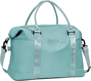 Travel Duffle, Waterproof Gym Weekender Overnight Tote Carry On with Luggage Sleeve, Dry Wet Pocket, Labor Delivery Hospital Bag