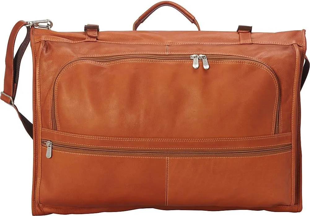 Tri-Fold Garment Bag, Chocolate, One Size, Charcoal