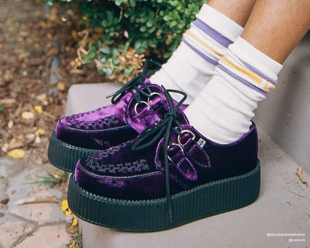 T.U.K. Shoes Velvet Viva Mondo Creeper