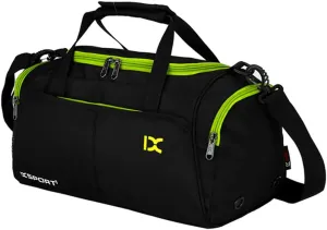 Unisex Wet and Dry Separation Gym Tote Bag with Shoes Compartment,Crossbody Drum Bag for Yoga/Sports/Weekend Getaway.