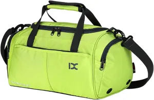 Unisex Wet and Dry Separation Gym Tote Bag with Shoes Compartment,Crossbody Drum Bag for Yoga/Sports/Weekend Getaway.