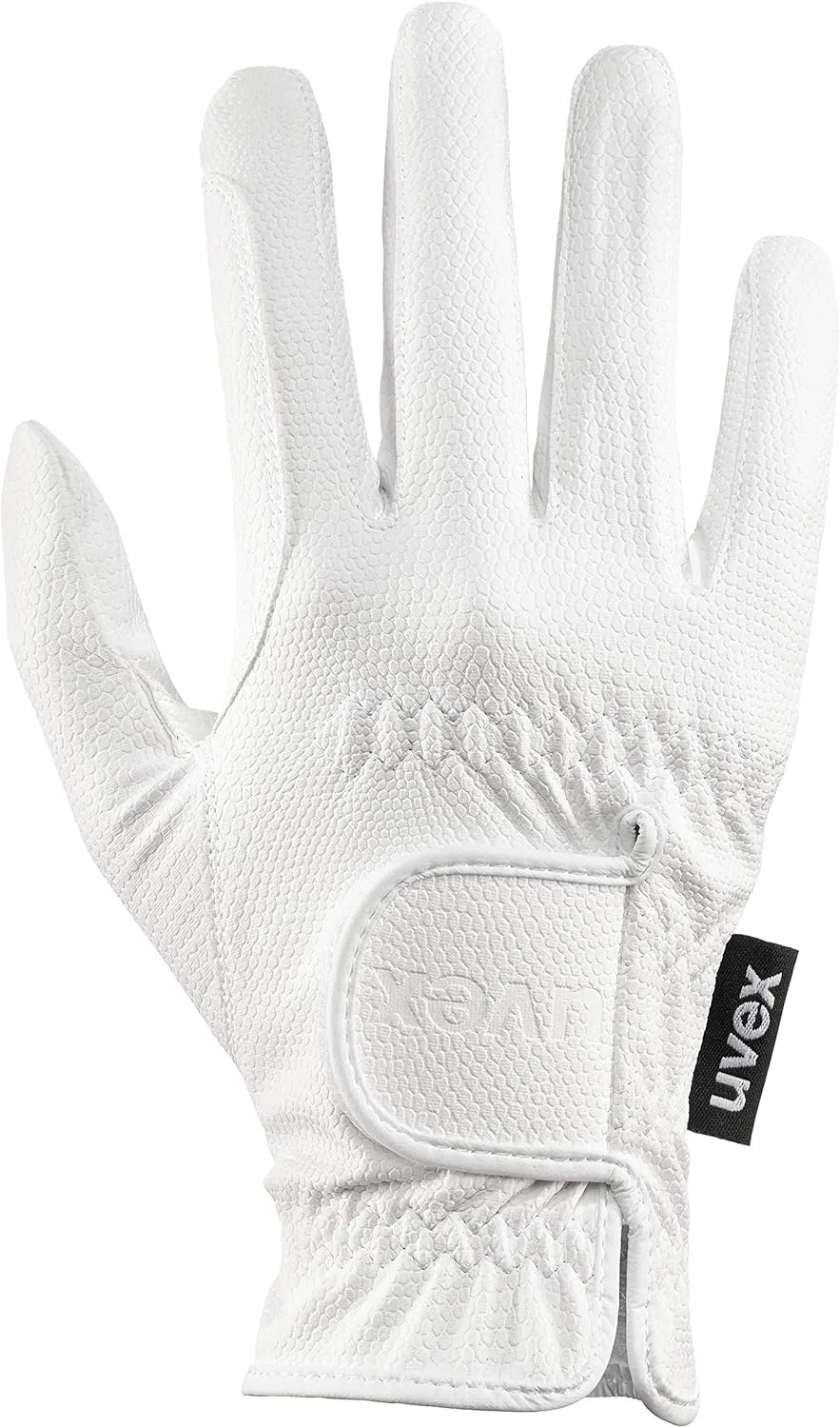 Uvex Sportstyle - Horse Riding Gloves with Classic Design - Touchscreen Compatible, Elastic & Breathable - White - Size 5.5