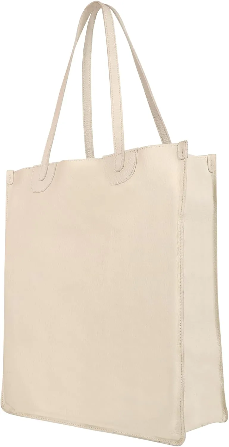 Vaan & Co. Tote – Upcycled Genuine Leather Shoulder Bag, Sustainable & Stylish Handbag for Everyday Use