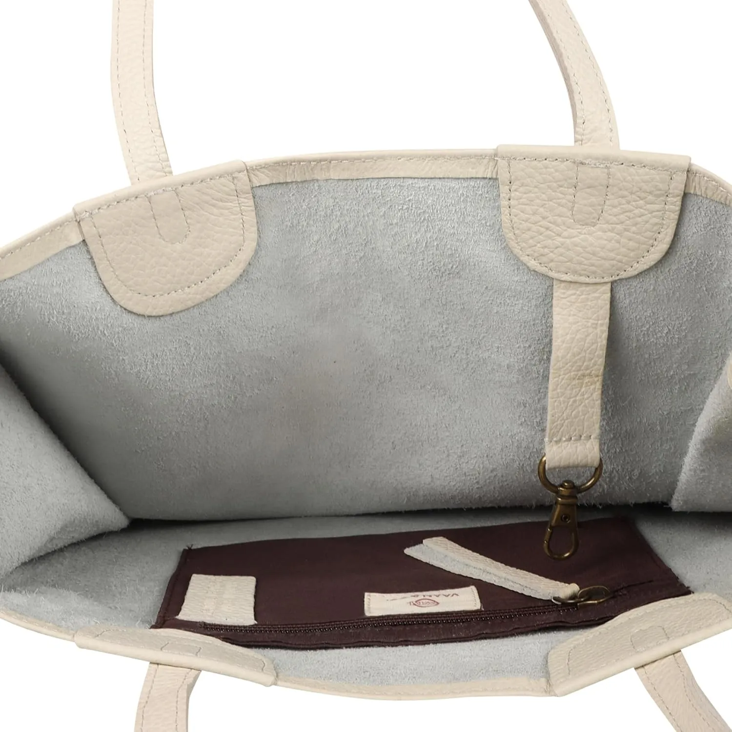 Vaan & Co. Tote – Upcycled Genuine Leather Shoulder Bag, Sustainable & Stylish Handbag for Everyday Use