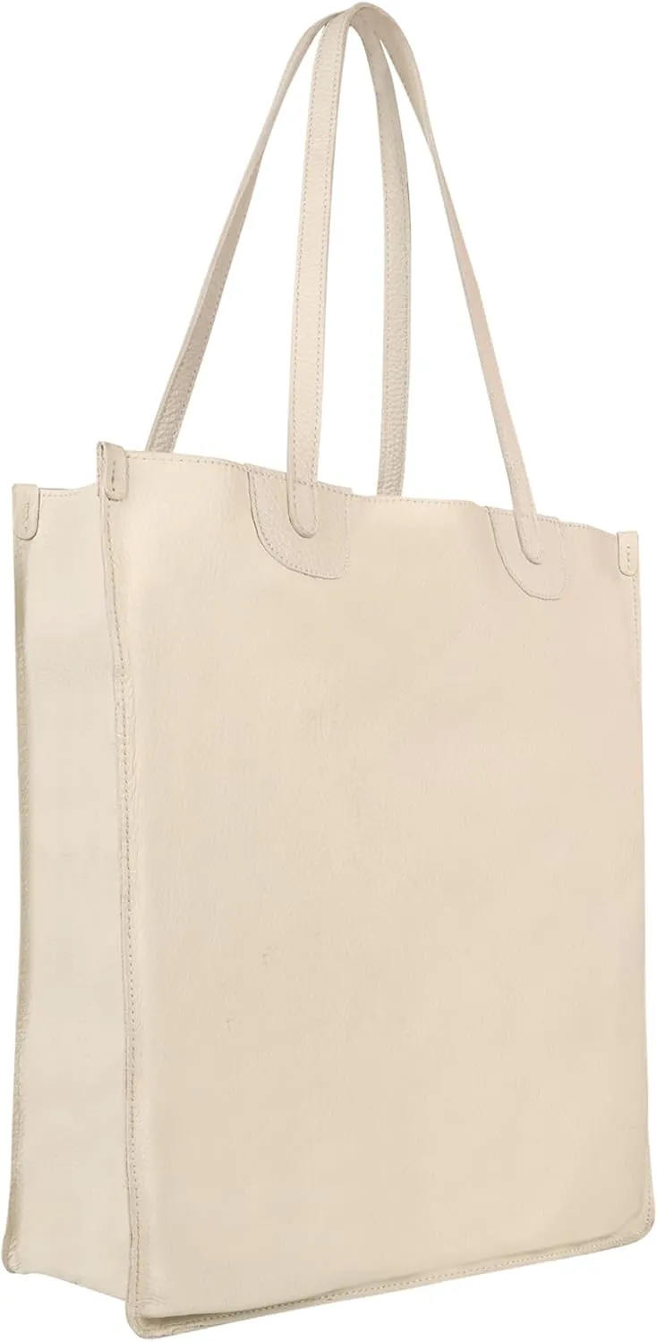 Vaan & Co. Tote – Upcycled Genuine Leather Shoulder Bag, Sustainable & Stylish Handbag for Everyday Use