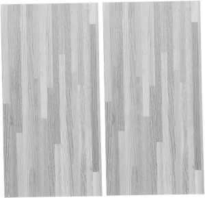 Vaguelly Miniature Flooring for Dollhouse 2pcs PVC Wood Grain Tiles Easy Install Perfect for Dollhouse Decorations