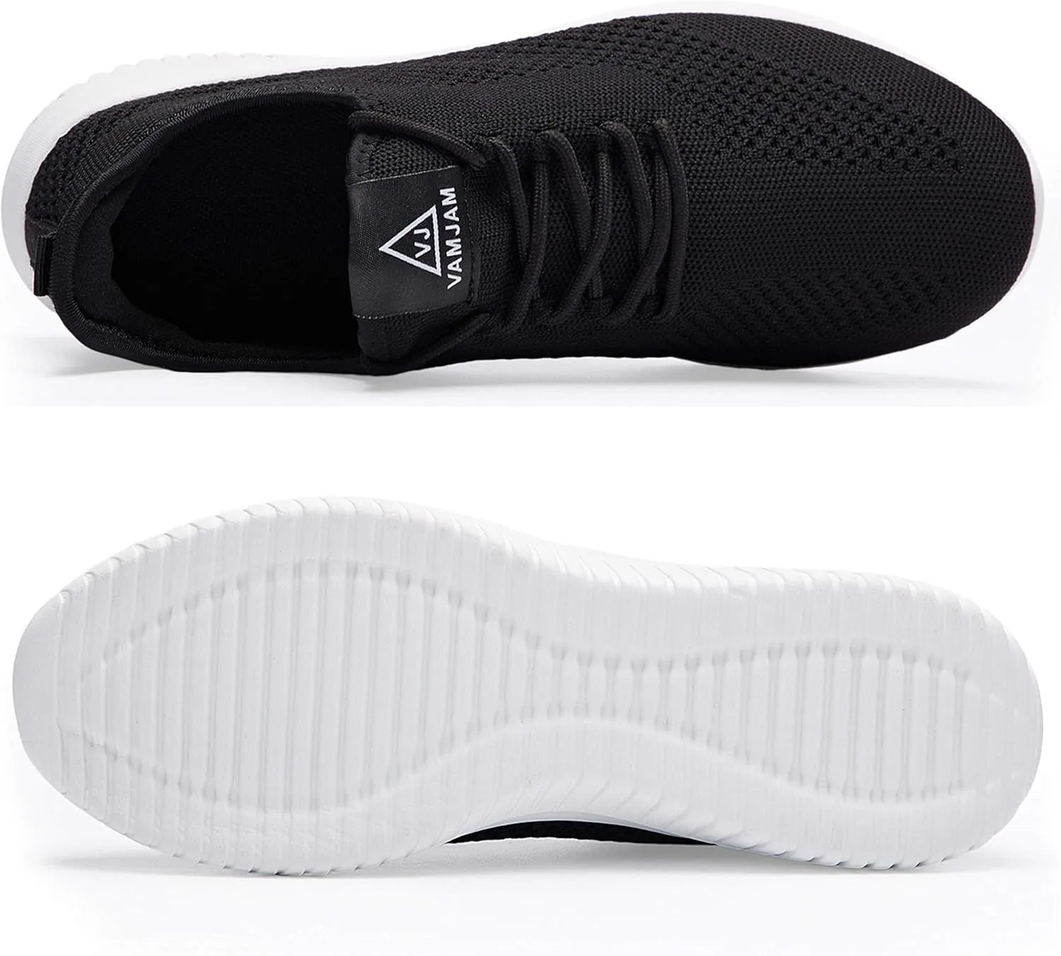 VAMJAM Men's Running Shoes Ultra Lightweight Breathable Walking Shoes Non Slip Athletic Fashion Sneakers Mesh Workout Casual Sports Shoes