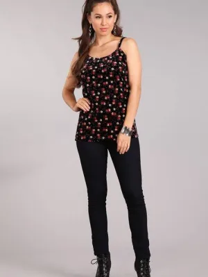 Velvet Sleeveless Tank Top
