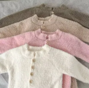 Velvet touch super soft romper & hat