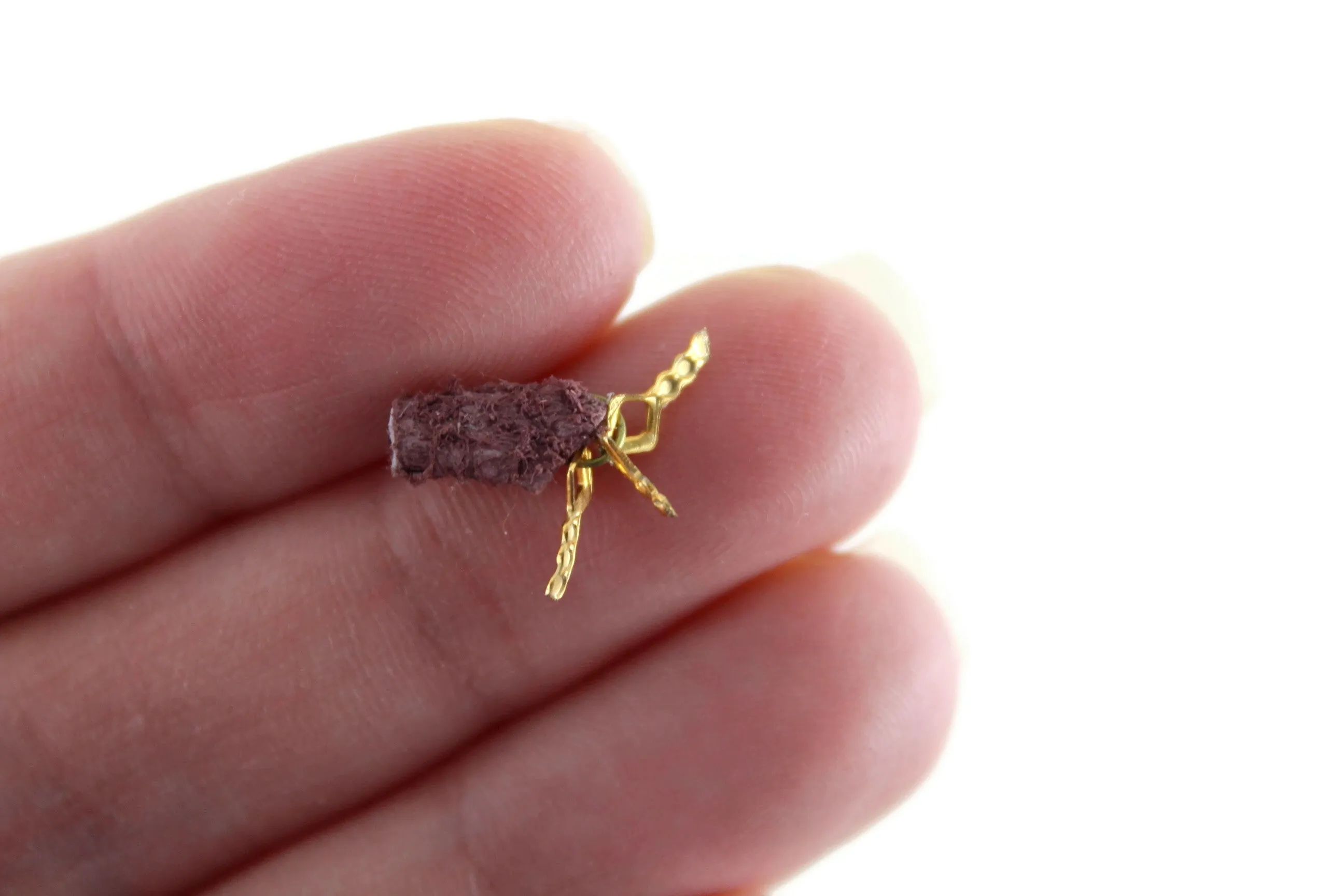 Vintage 1:12 Miniature Dollhouse Wallet Keychain with 3 Brass Keys
