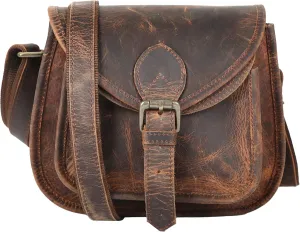 vintage crafts Leather Women's Hippe Leather Purse Crossbody Shoulder Bag Travel Satchel Handbag Bag