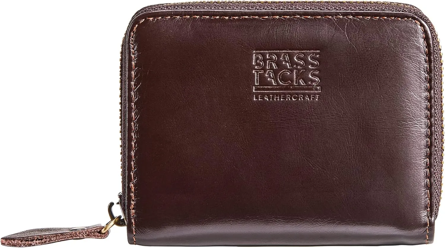 Vintage Full Top Grain Leather Wallet RFID Blocking Multi Card Case with Zipper Pocket Card Holder for Men Women Gift Box