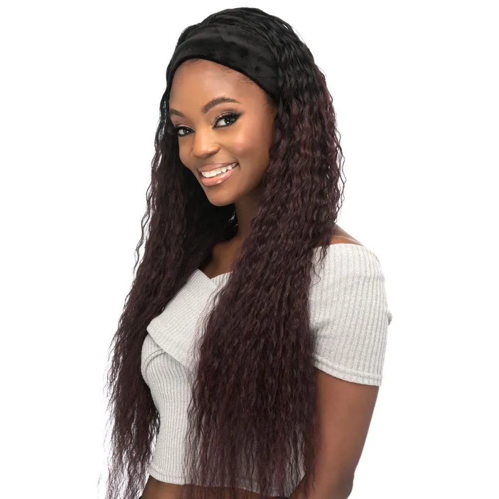 Vivica A. Fox HB-JOA - Heat Resistant Fiber Headband Wig in STT1B_99J