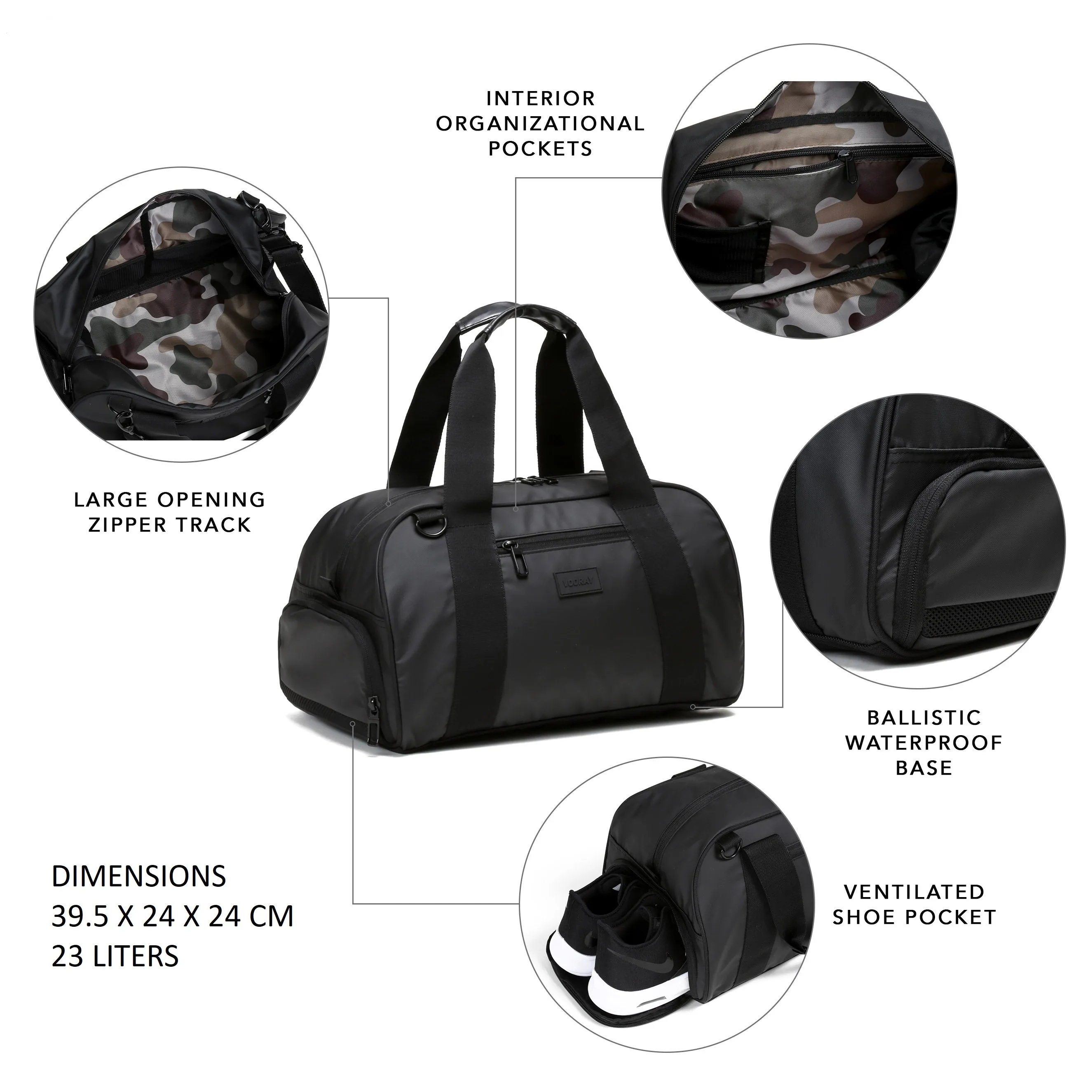Vooray Burner Gym (Matte Black)