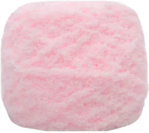 Warm Coral Fleece Fluffy Knitting Yarn Shaggy Pink Fur Yarn Acrylic Velvet Knitting Yarn DIY Fluffy Dolls Blanket Sweater Scarf Handbag Total 5 Skeins