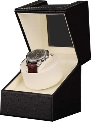 Watch Winder Box for Automatic Watches Wood Shell Piano Paint Exterior and Extremely Silent Motor Watches
