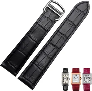 Watchband Genuine Leather Watch Strap 1617/18/20/22/23/24/25mm Bracelet For Men/Woman Replace Watchbands For Tank Solo