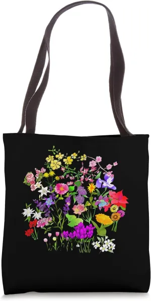 Watercolor Flower spot flower buff floral art bunch bloom Tote Bag