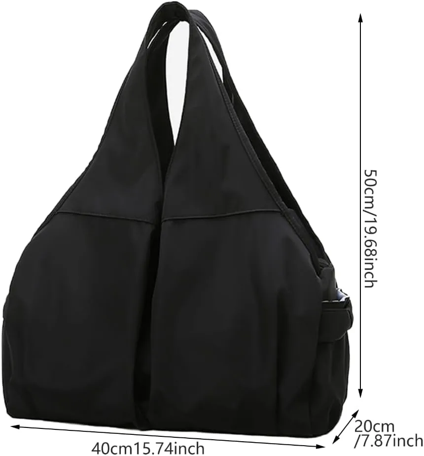 Watertight Sports Gym Bag for Sports Travel Hiking, Sports Travel Bag Womens Yoga Mat Bag Gym Bag with Shoe Compartment