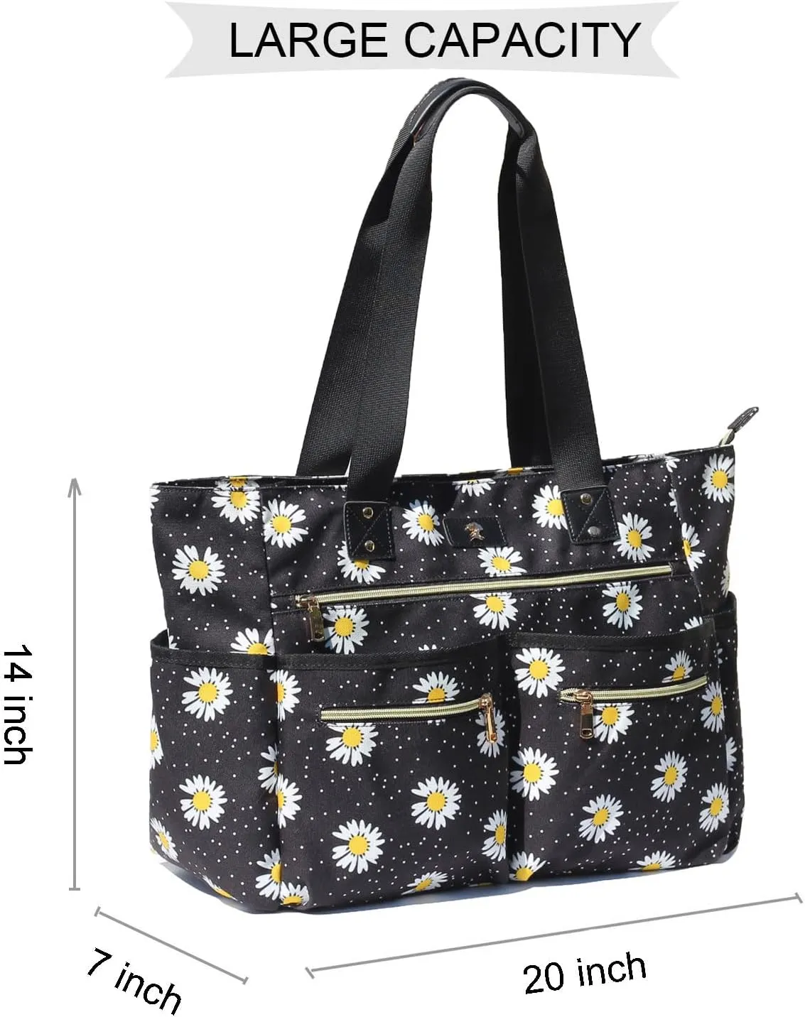 Weekender Bag Carry On Bag Overnight Tote Travel Duffle with 13 Pockets for Travel,Work，Gym,Beach,Teacher,Nurse