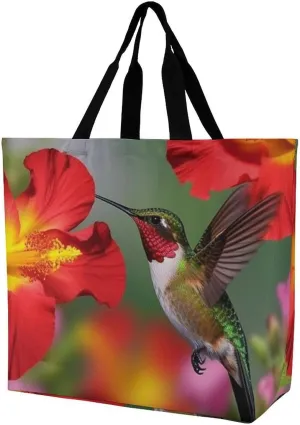 White Head Eagle Tote Bag for Women Reusable Grocery Shoulder Bags Shopping Bag for Travel, Groceries