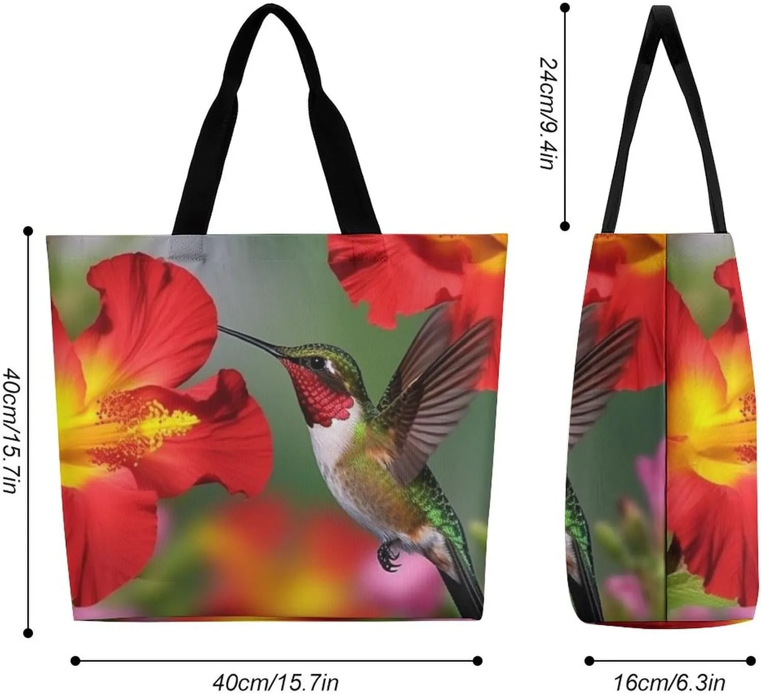 White Head Eagle Tote Bag for Women Reusable Grocery Shoulder Bags Shopping Bag for Travel, Groceries