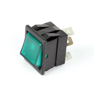 Wilbur Curtis WC-122 Switch, Brew (Green) 120V Neon Spst 15A 250V