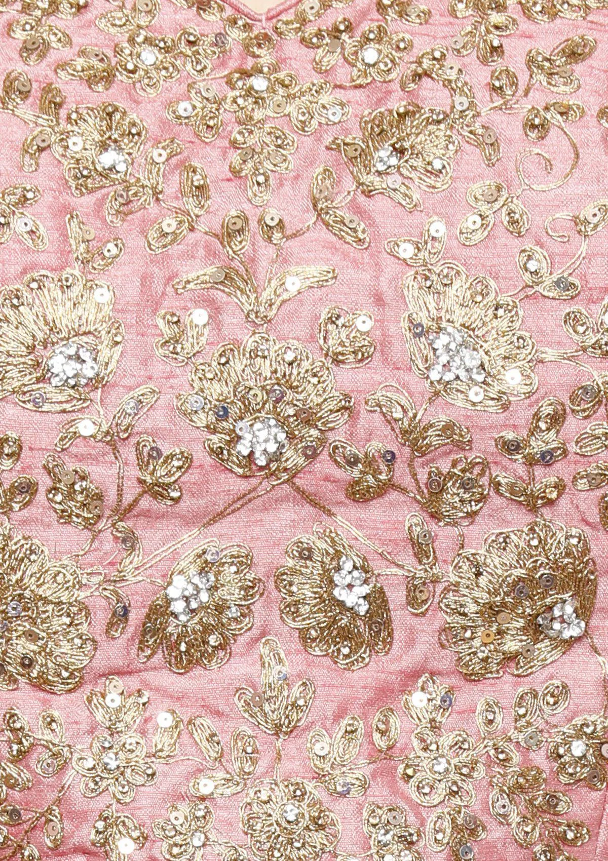 Wine and Pink Velvet Readymade Lehenga