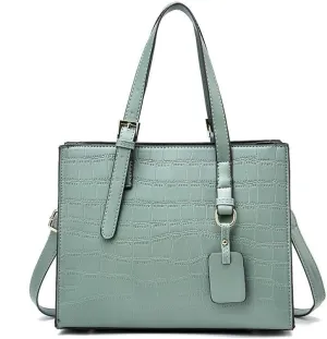 Women Crossbody Bags Pattern Zipper Metal Hardware Handbags Commuting Leather Shoulder Bag Cross-Body Bag Pu Leather