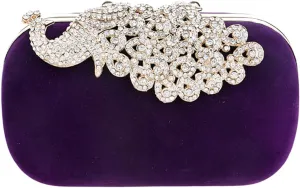 Women Crystal Evening Bag Clutches Purse Chain Wallet Handbag Elegant Party