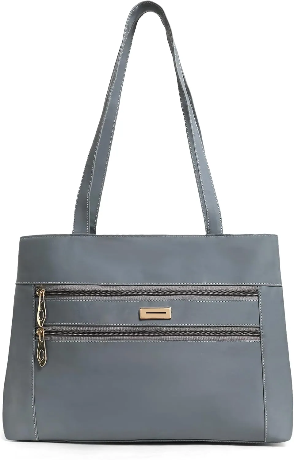 Women Leather Tote Bag, Classic Unlined Design, Interior and Exterior Pockets, Stylish, Lightweight for casual