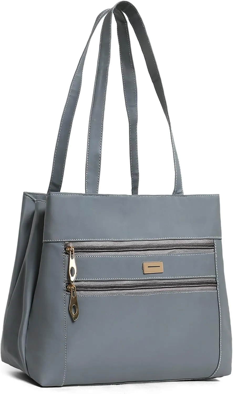 Women Leather Tote Bag, Classic Unlined Design, Interior and Exterior Pockets, Stylish, Lightweight for casual