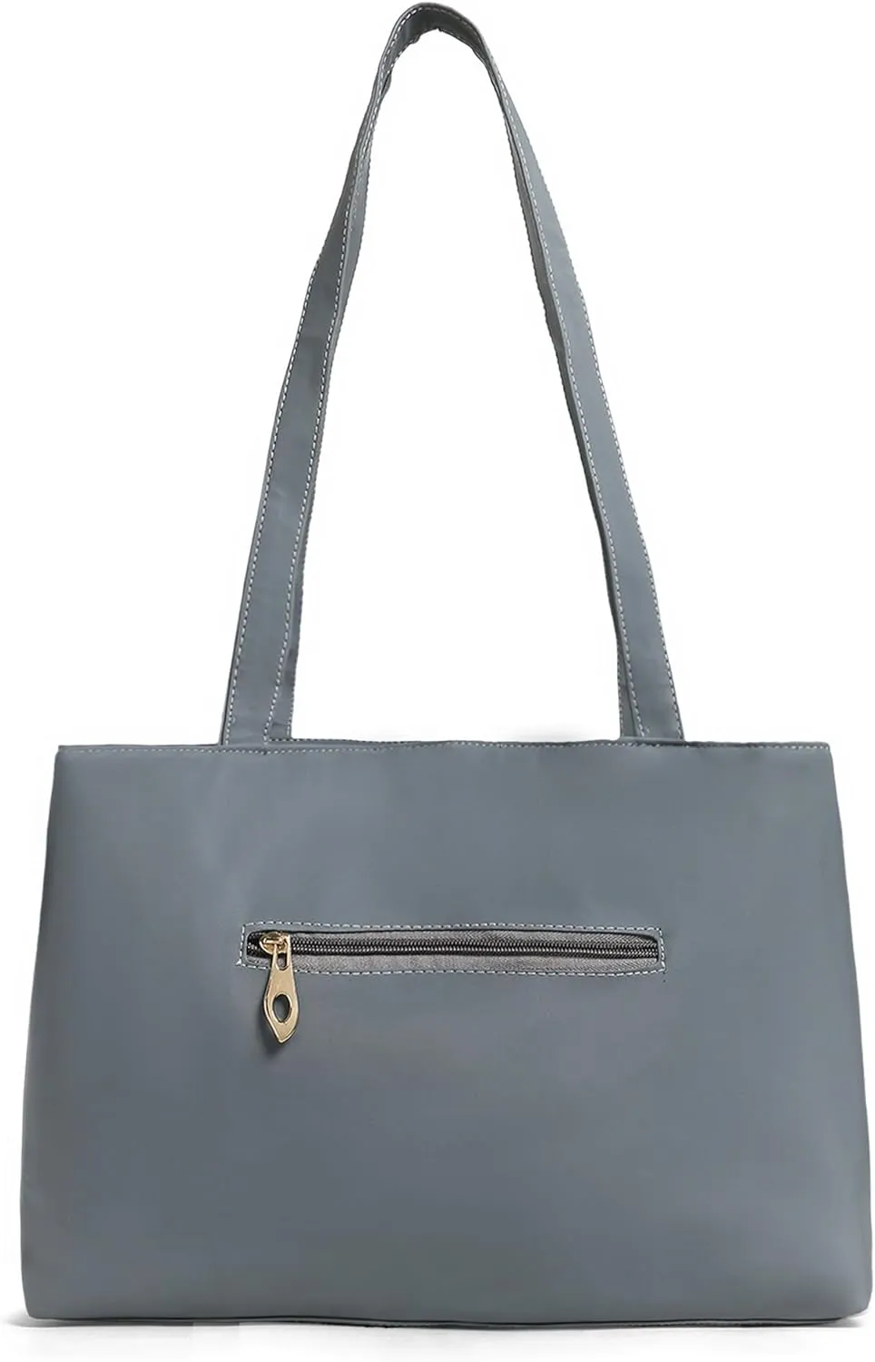 Women Leather Tote Bag, Classic Unlined Design, Interior and Exterior Pockets, Stylish, Lightweight for casual