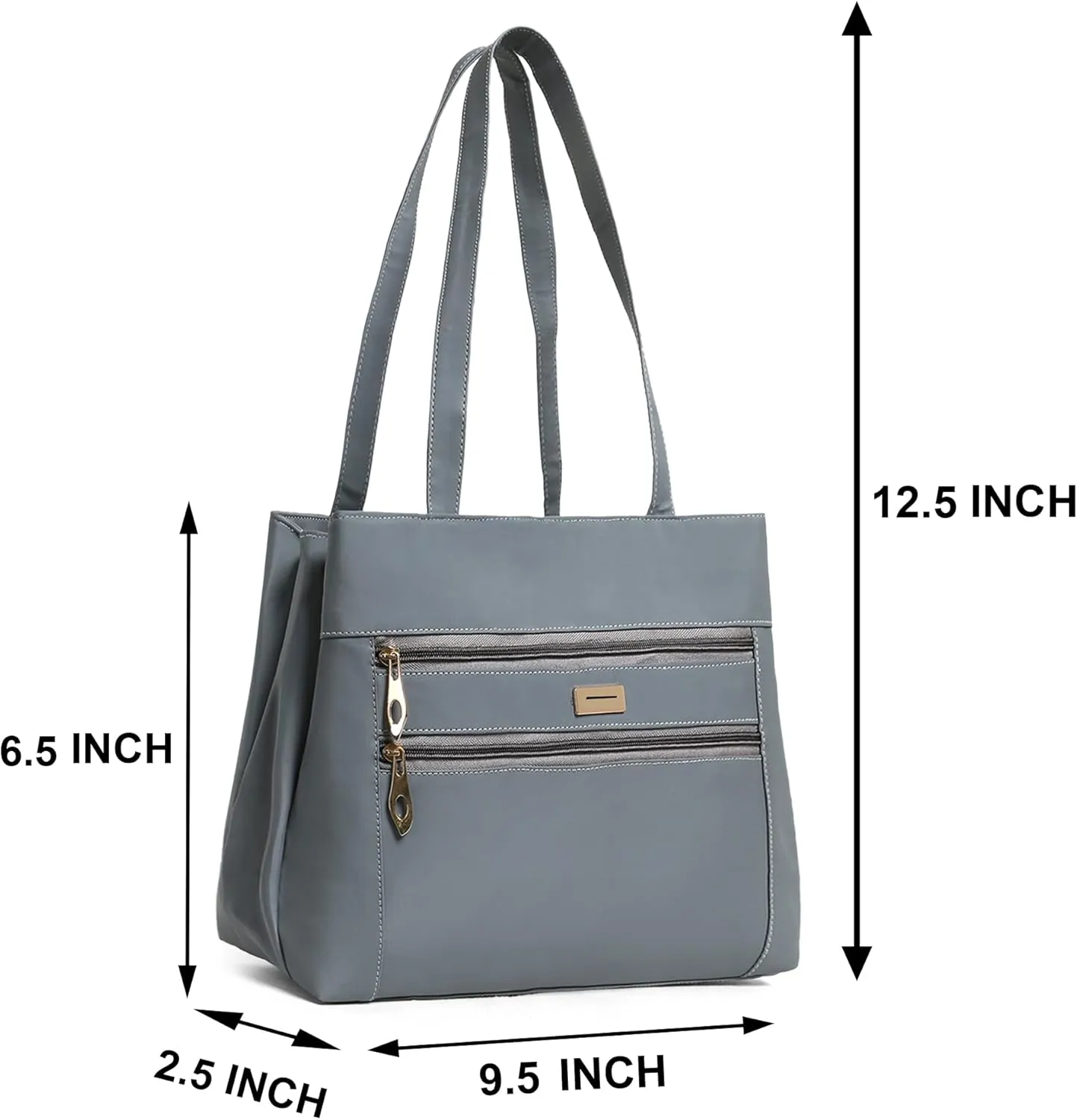Women Leather Tote Bag, Classic Unlined Design, Interior and Exterior Pockets, Stylish, Lightweight for casual