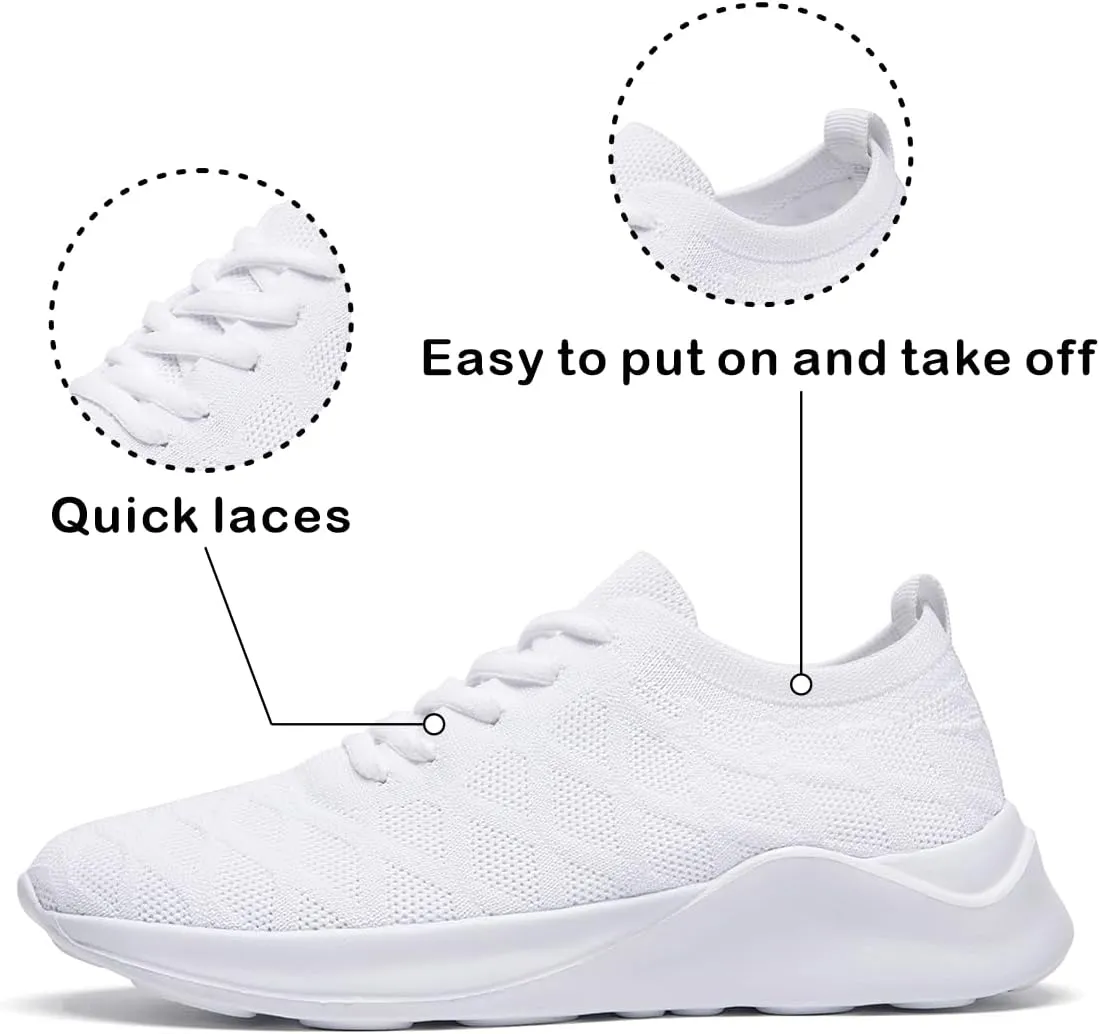 Women Lightweight Slip On Walking Running Shoes Breathable Mesh Sport Sneakers Women's Workout Casual Gym Jogging Shoes