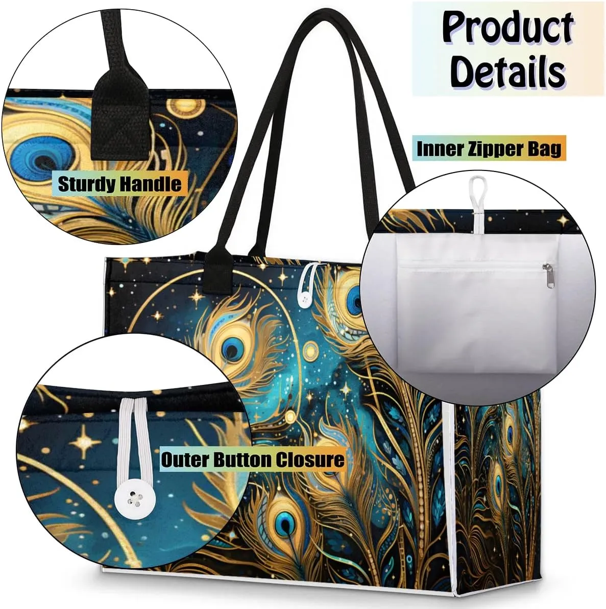Womens Birthday Gifts Tote Bag Flower Sloth Beach Bags for Women Handbags