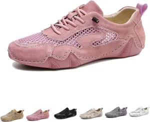Women's Breathable Mesh Walking Shoes Lightweight Non-Slip Sneakers for Hiking,Travel Daily Wear Soft Breathable Walking Shoes