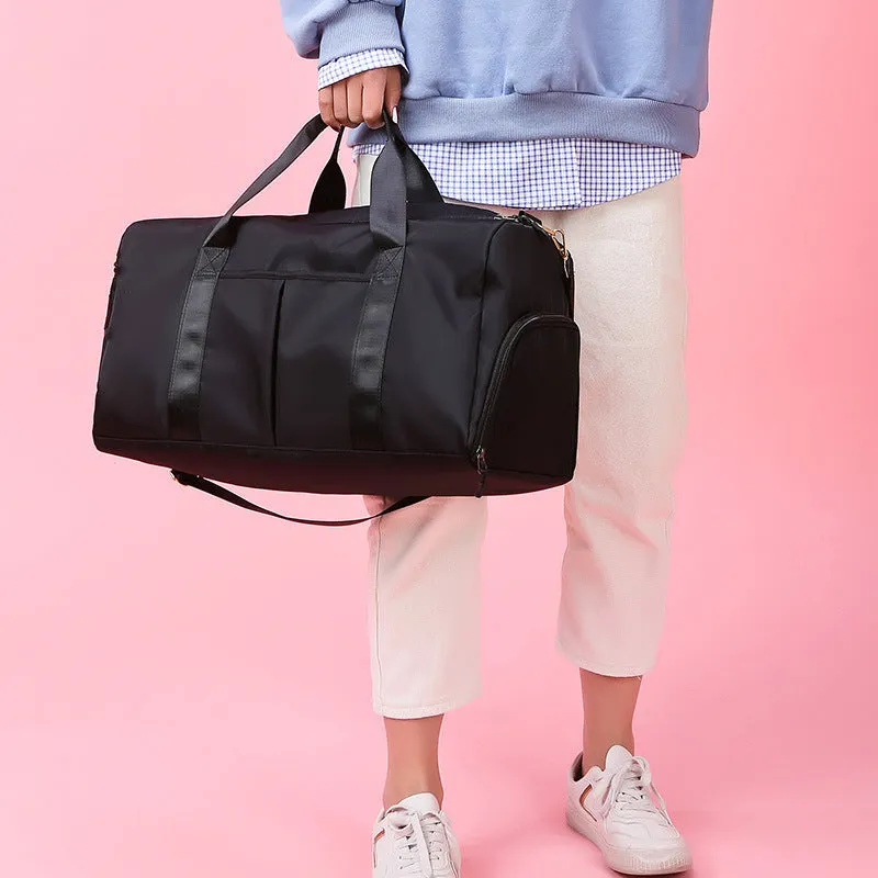 Women's Dry Wet Separation Yoga Oxford Cloth Swim Large Capacity Travel Bags