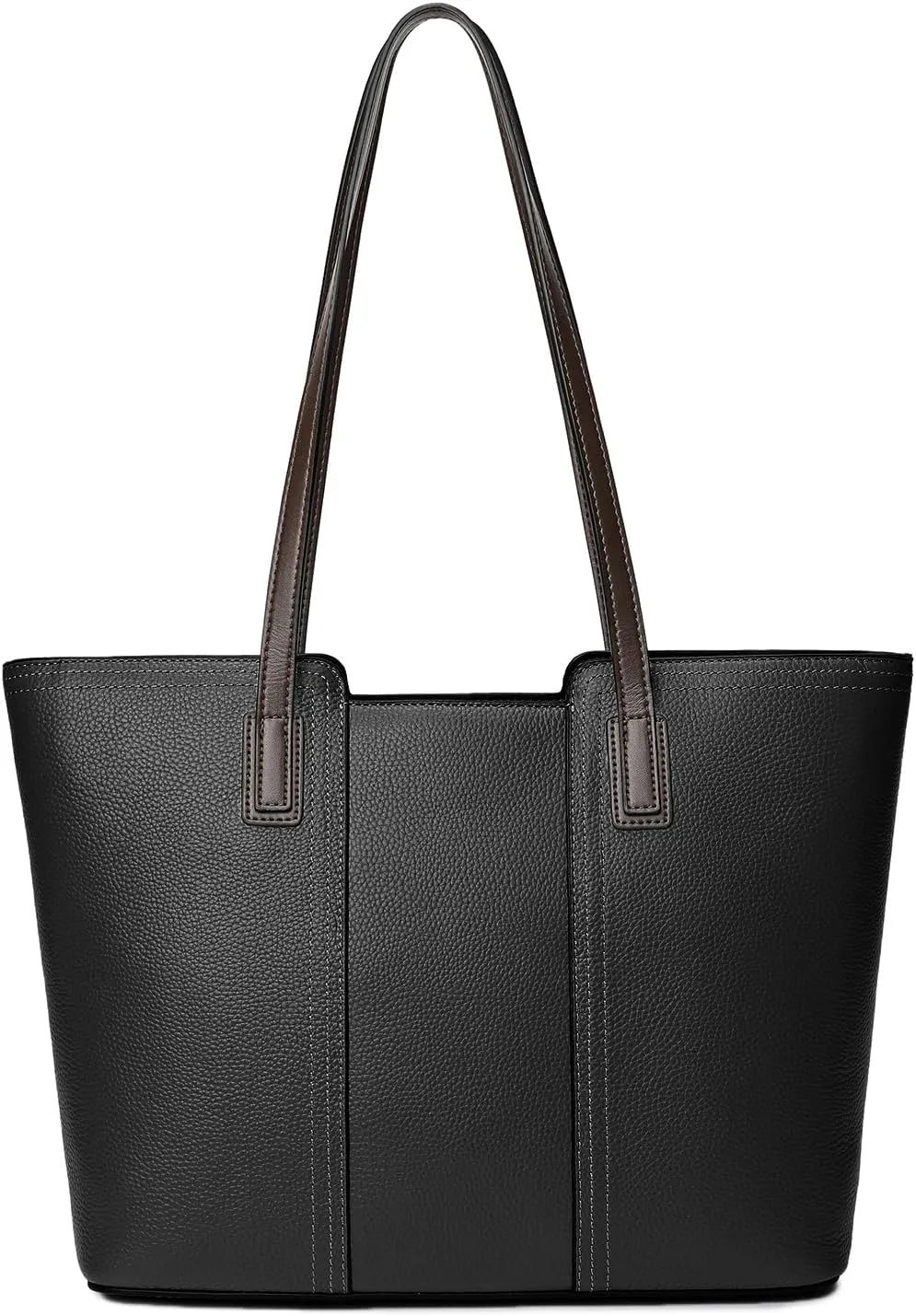 Women's Genuine Leather Tote Handbag Large Capacity Pocketbook Purse