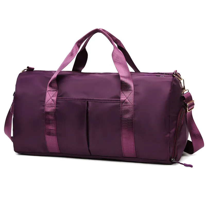 Women's Short Business Trip Dry Wet Separation Travel Bags