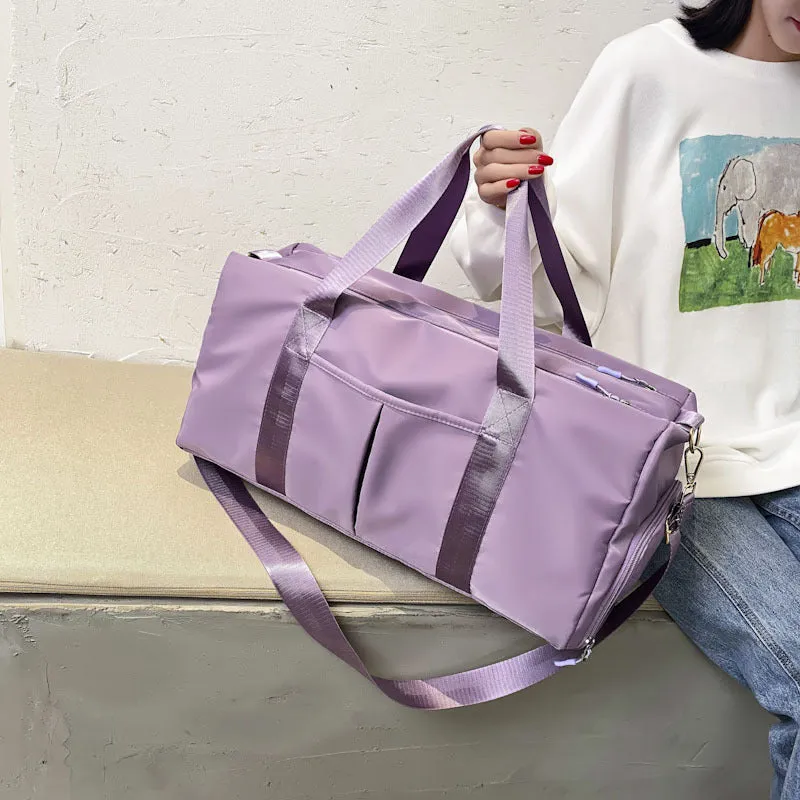 Women's Short Business Trip Dry Wet Separation Travel Bags