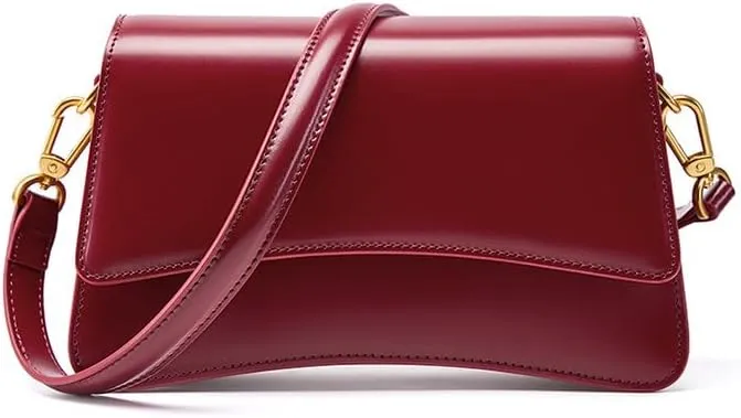 Women's Shoulder Bag Handbag Cowhide Medium Purse Genuine Leather Women's Bag