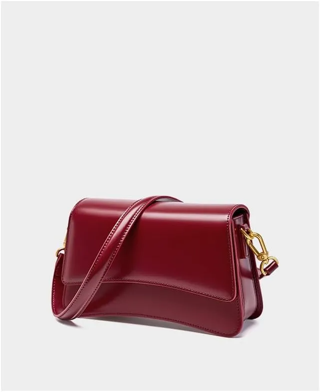 Women's Shoulder Bag Handbag Cowhide Medium Purse Genuine Leather Women's Bag
