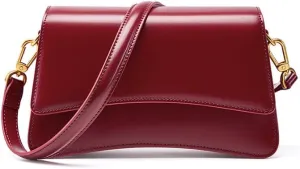 Women's Shoulder Bag Handbag Cowhide Medium Purse Genuine Leather Women's Bag